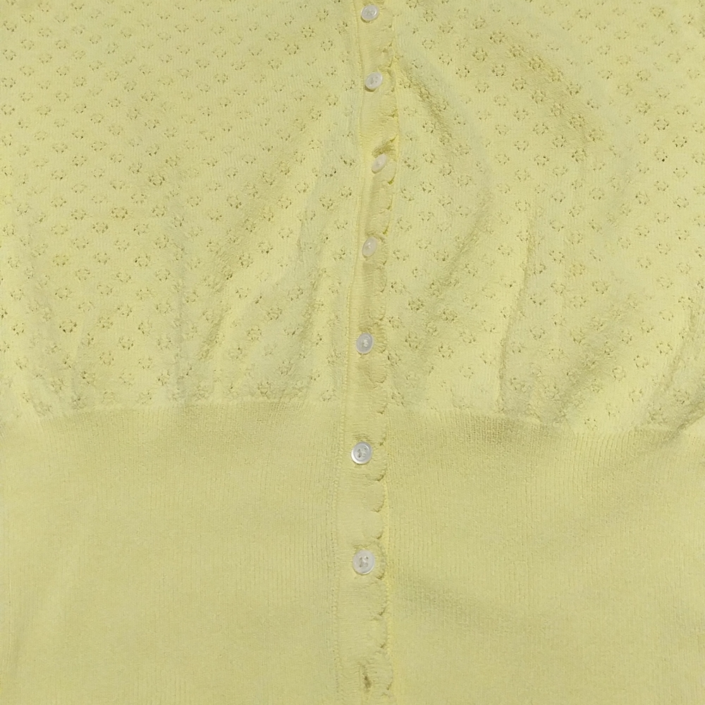 Banana Republic Petite Yellow Buttoned Blouse Size PXS - Picture 3 of 9